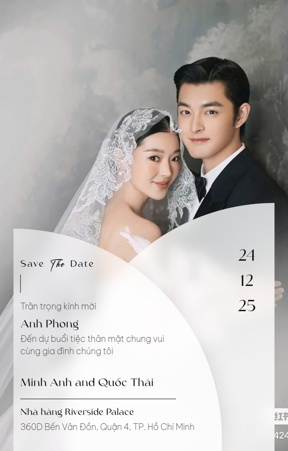 Mẫu thiệp Sang trọng