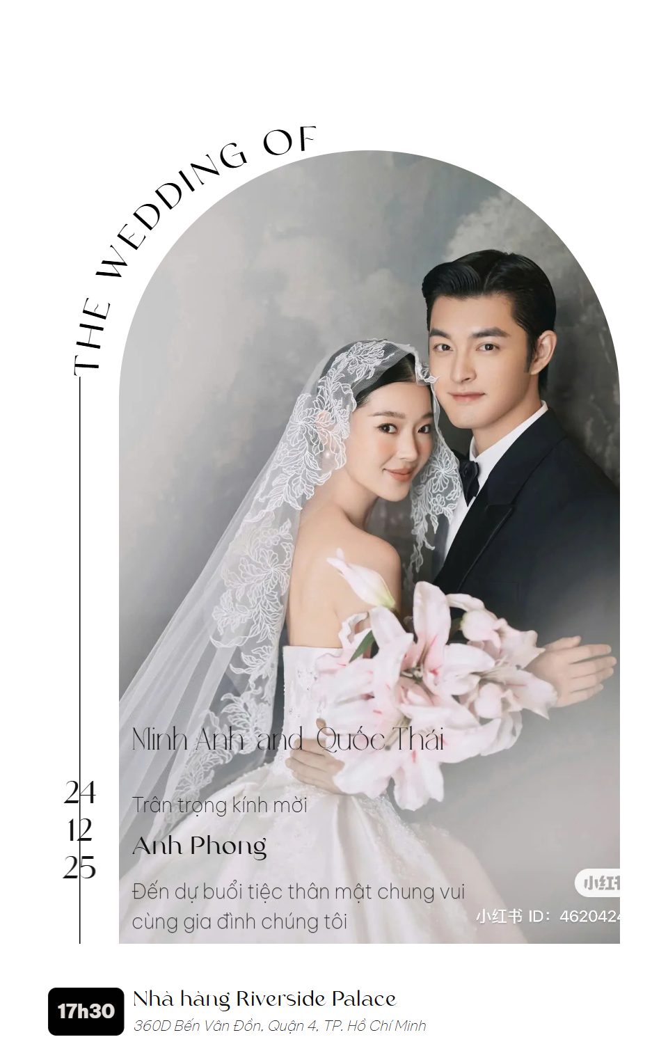 Mẫu thiệp Sang trọng v3