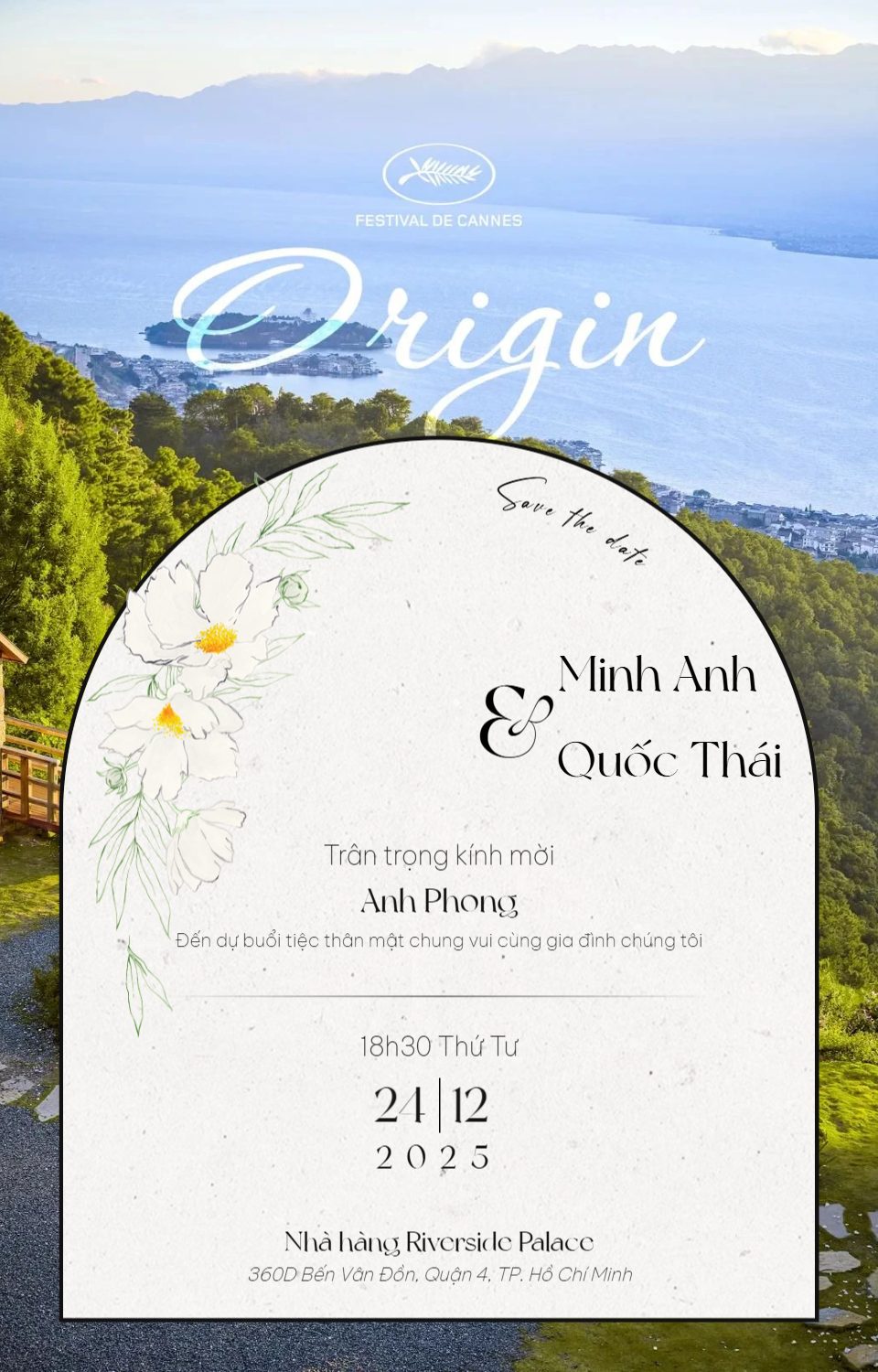 Mẫu thiệp Sang trọng v4